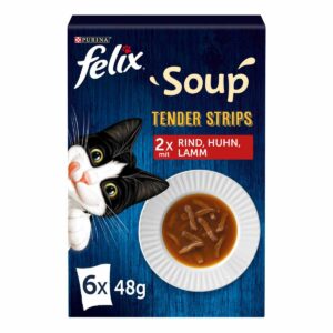 FELIX Soup Tender Strips Vielfalt vom Land 48x48g