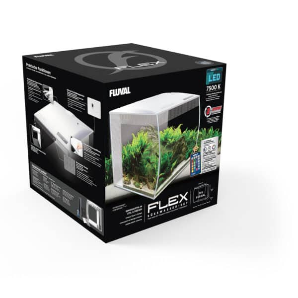 Fluval Aquarium Flex Set 34 L weiß