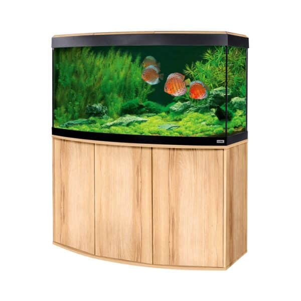 Fluval Komplettaquarium mit Unterschrank Vicenza 260 Kernbuche