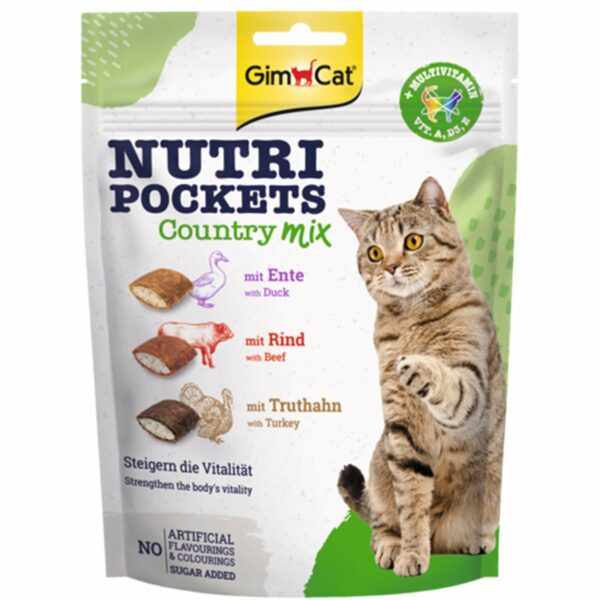 GimCat Nutri Pockets Country-Mix 10x150g