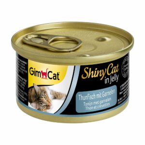 GimCat ShinyCat Thunfisch mit Garnelen 6x70g