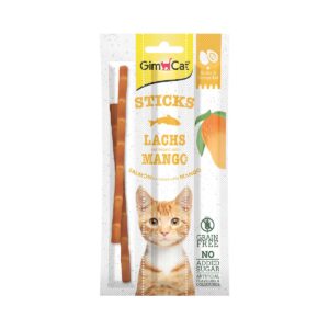 GimCat Superfood DuoSticks mit Lachs & Mangogeschmack 12x3 Stück