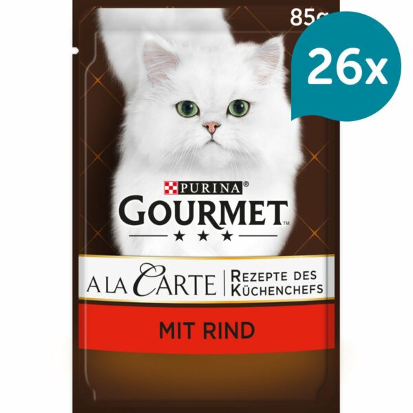 GOURMET A la Carte Rind & Gemüse 26x85g