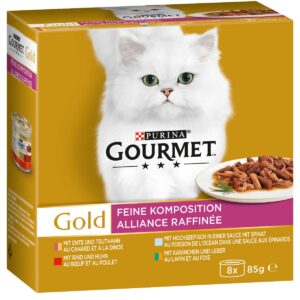 GOURMET Gold Feine Komposition Mixpaket 8x85g