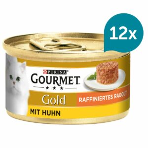 GOURMET Gold Raffiniertes Ragout mit Huhn 12x85g