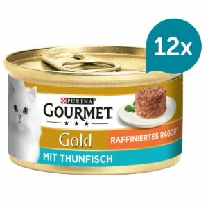 GOURMET Gold Raffiniertes Ragout mit Thunfisch 12x85g