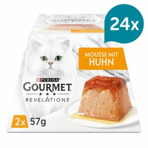 GOURMET Revelations Mousse in Sauce mit Huhn 24x2x57g