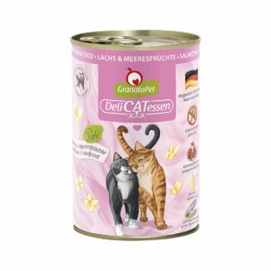 GranataPet Katze - Delicatessen Dose Lachs & Meeresfrüchte 12x400g