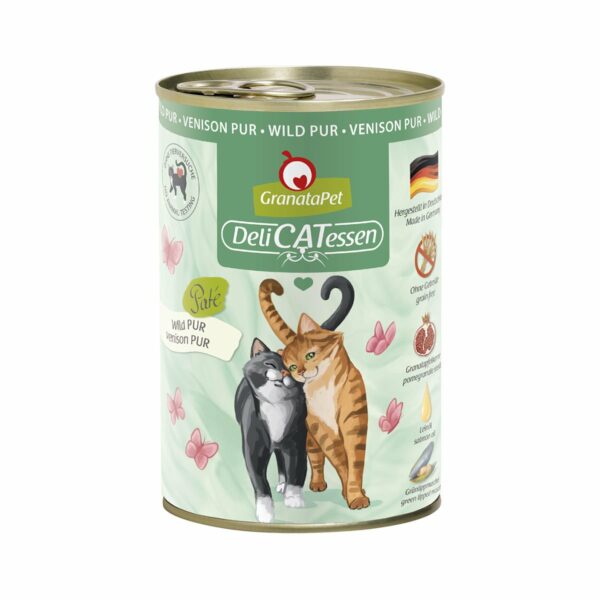 GranataPet Katze - Delicatessen Dose Wild PUR 12x400g