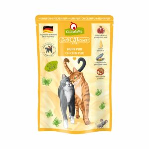 GranataPet Katze - Delicatessen Pouch Huhn PUR 6x85g