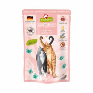 GranataPet Katze - Delicatessen Pouch Lachs PUR 6x80g