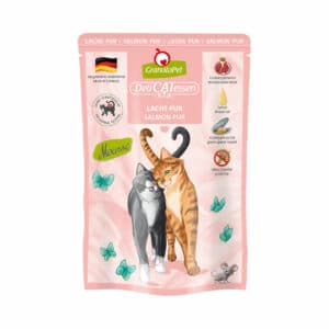 GranataPet Katze - Delicatessen Pouch Lachs PUR 12x80g