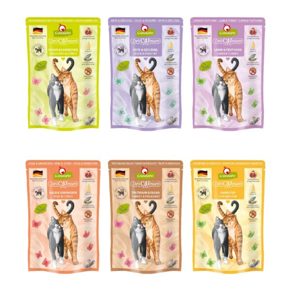 GranataPet Katze - Multipack 3 DeliCatessen ohne Fisch 12x85g