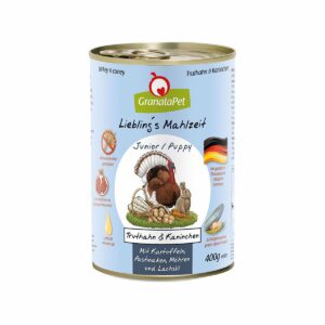 GranataPet Liebling's Mahlzeit Junior Truthahn und Kaninchen 12x400g