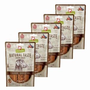 GranataPet Natural Taste Edler Snack Perlhuhn 5x90g