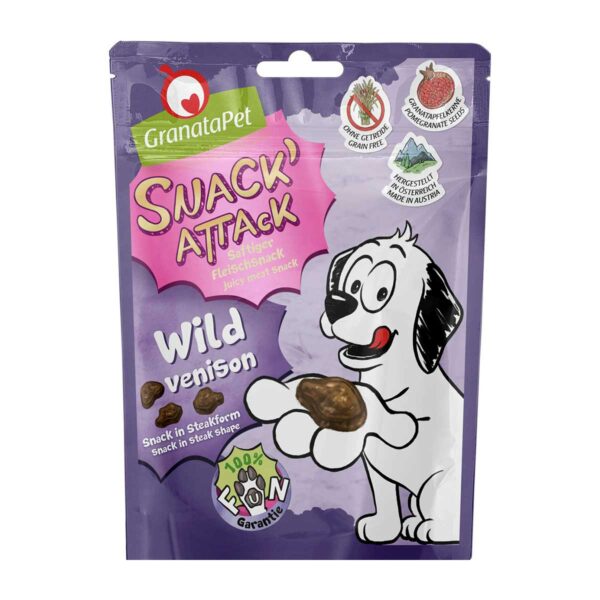 GranataPet Snack`Attack Wild 100g