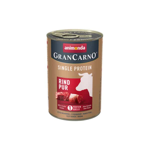 animonda GranCarno single protein Rind pur 24x400g