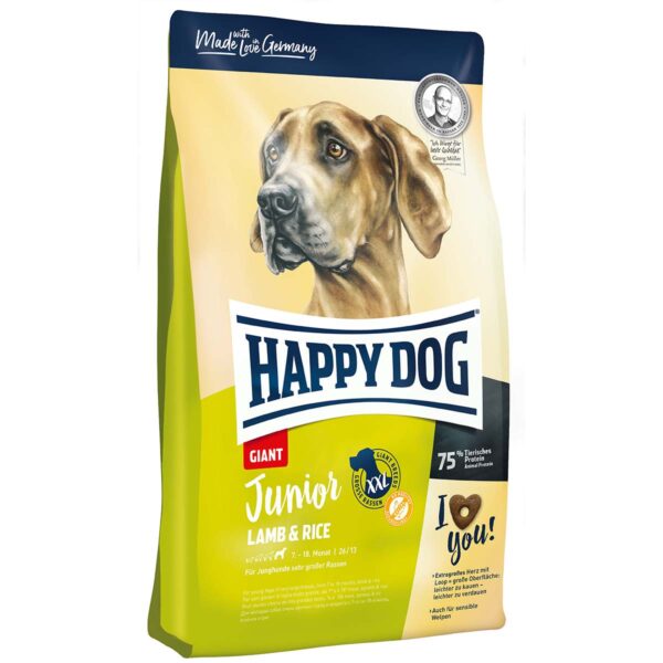 Happy Dog Supreme Junior Giant Lamb & Rice 15kg