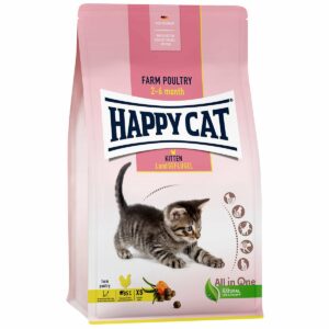 Happy Cat Young Kitten Land Geflügel 4x1