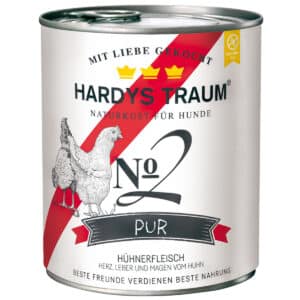 Hardys Traum Nassfutter Pur No. 2 Huhn 12x800g