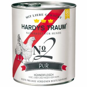 Hardys Traum Nassfutter Pur No. 2 Huhn 6x800g