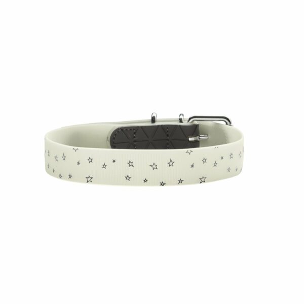 Hunter Halsband Convenience Reflect Glow weiß Sterne M-L