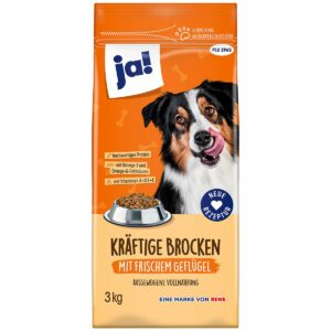 ja! Kräftige Brocken mit Geflügel 3kg