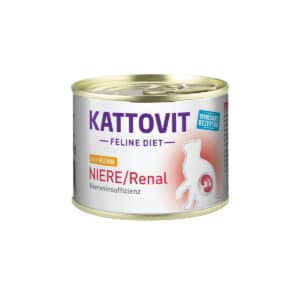 Kattovit Feline Diet Niere Renal Huhn 12x185g