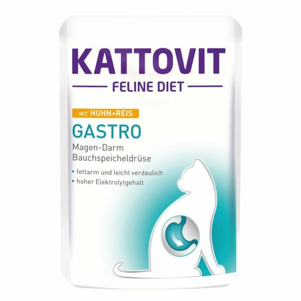 Kattovit Gastro Huhn + Reis 24x85g