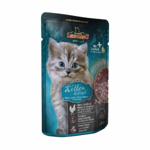 Leonardo Finest Selection Kitten Geflügel pur mit Lachsöl 32x85g