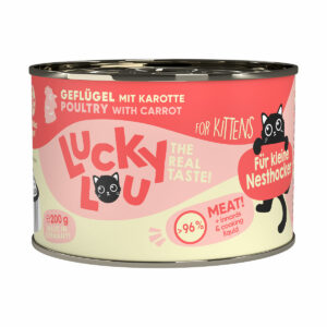 Lucky Lou Lifestage Kitten Geflügel 6x200g