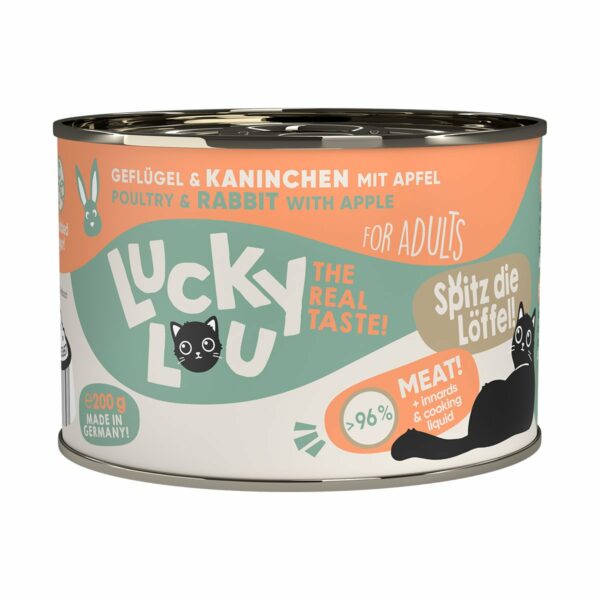 Lucky Lou Lifestage Adult Geflügel & Kaninchen 24x200g