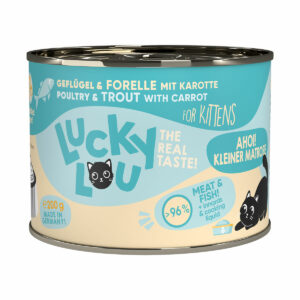 Lucky Lou Lifestage Kitten Geflügel & Forelle 6x200g