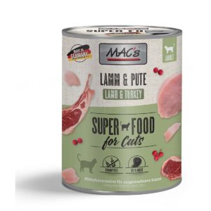 MAC's Cat Fleischmenü Lamm und Pute 12x800g