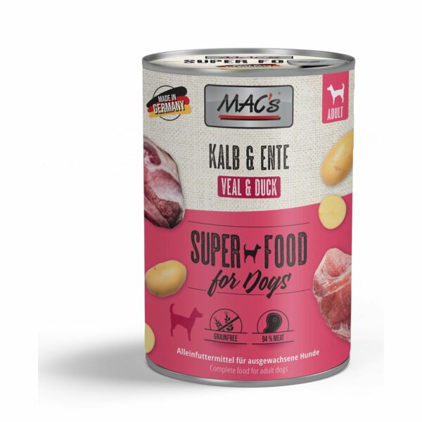 MAC's Dog Kalb und Ente 12x400g