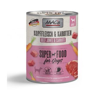 MAC's Dog Kopffleisch und Karotten 12x800g