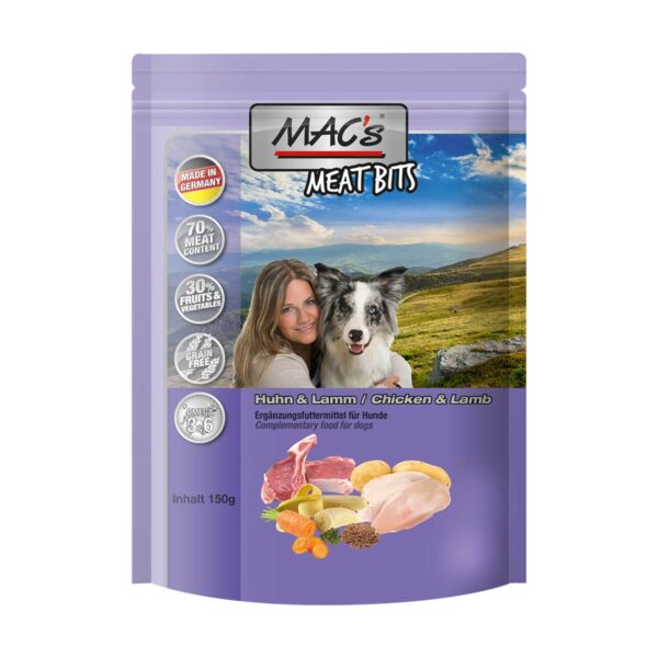 MAC's Dog Meat Bits Huhn und Lamm 9x150g