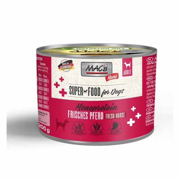 MAC's Dog Mono Pferd 6x200g