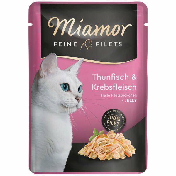 Miamor Feine Filets in Jelly Thun & Krebs 24x100g