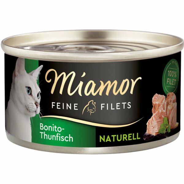 Miamor Feine Filets Naturelle Bonito-Thunfisch 24x80g