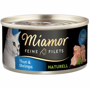 Miamor Feine Filets Naturelle Thunfisch und Shrimps 24x80g