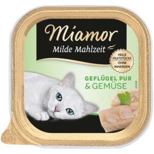 Miamor Milde Mahlzeit Geflügel Pur & Gemüse 16x100g