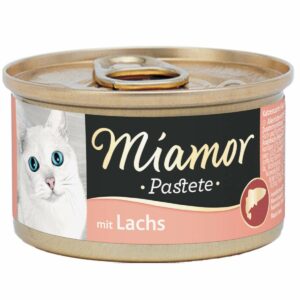 Miamor zarte Fleischpastete mit Lachs 24x85g