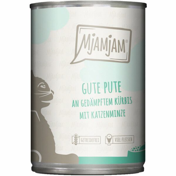 MjAMjAM gute Pute an gedämpftem Kürbis 24x400g