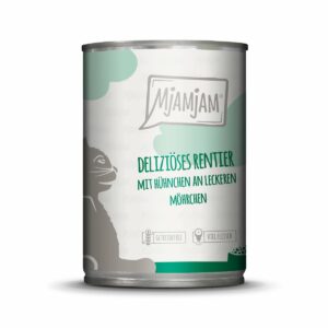 MjAMjAM deliziöses Rentier mit Hühnchen 24x400g