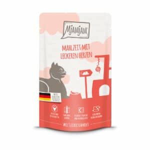 MjAMjAM Quetschie Mahlzeit mit leckeren Herzen 48x125g