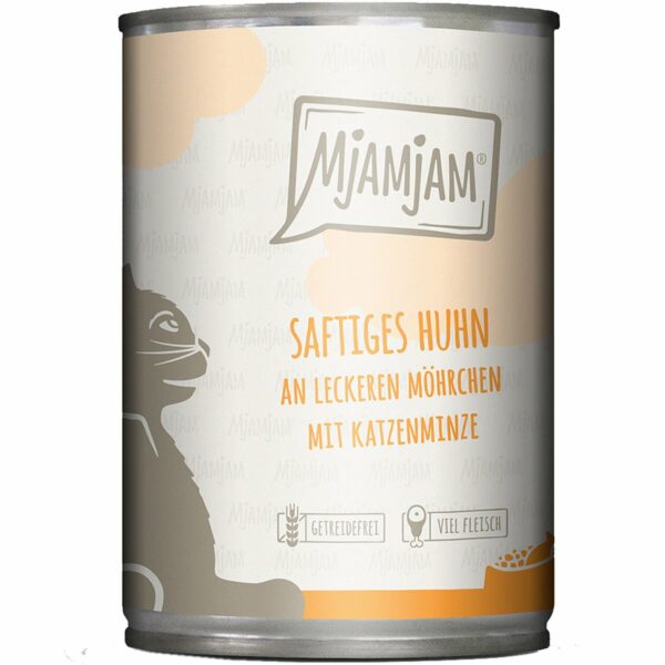 MjAMjAM saftiges Huhn an leckeren Möhrchen 24x400g