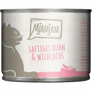 MjAMjAM saftiges Huhn&Wildlachs 6x200g