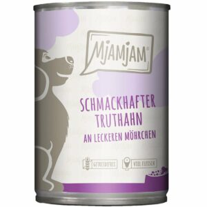 MjAMjAM schmackhafter Truthahn an leckeren Möhrchen 6x400g