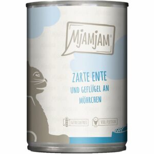 MjAMjAM zarte Ente und Geflügel an leckeren Möhrchen 6x400g